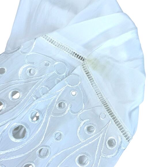 Ramy Brook Eyelet Balloon Sleeve Blouse - Picture 12 of 16